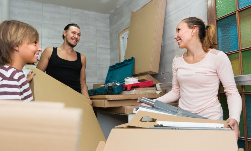 Customer arranging a man with van service and reviewing booking details