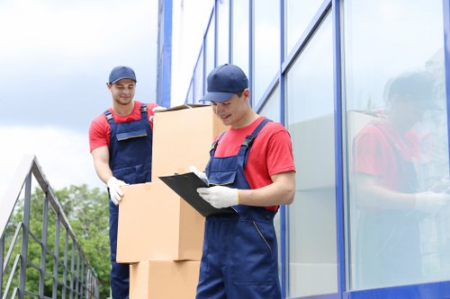 Office removal team planning a commercial move in Kentish Town
