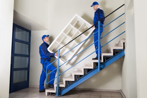 Local piano movers planning a route for a Kentish Town property