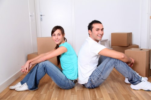 Moving support for a shared house near Kentish Town with careful loading