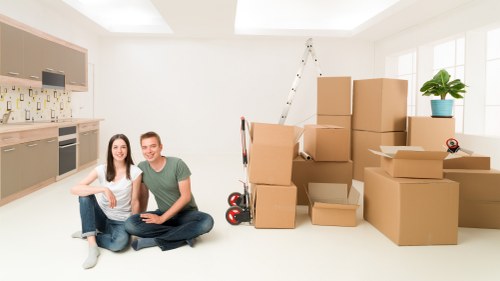 Various box sizes and packing supplies for local moving needs in Kentish Town
