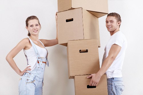 Professional local movers handling access and parking in NW5