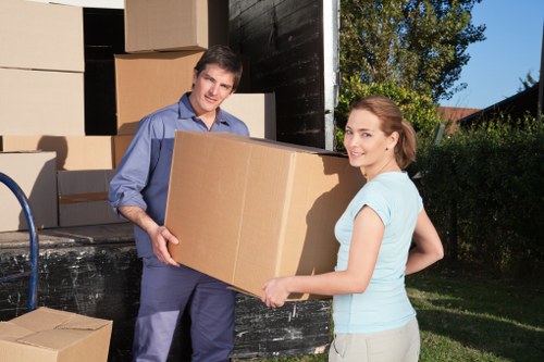 Kentish Town residents preparing boxes and furniture for a smooth local removal