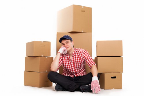 Local removal van service planning access and parking in Kentish Town