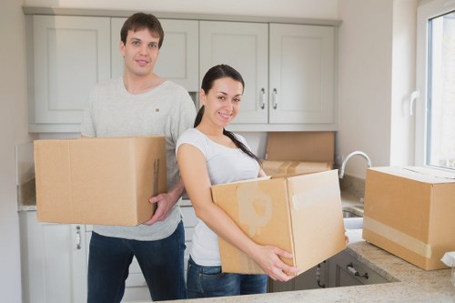 Charity donation and reuse of furniture during a removal in Kentish Town